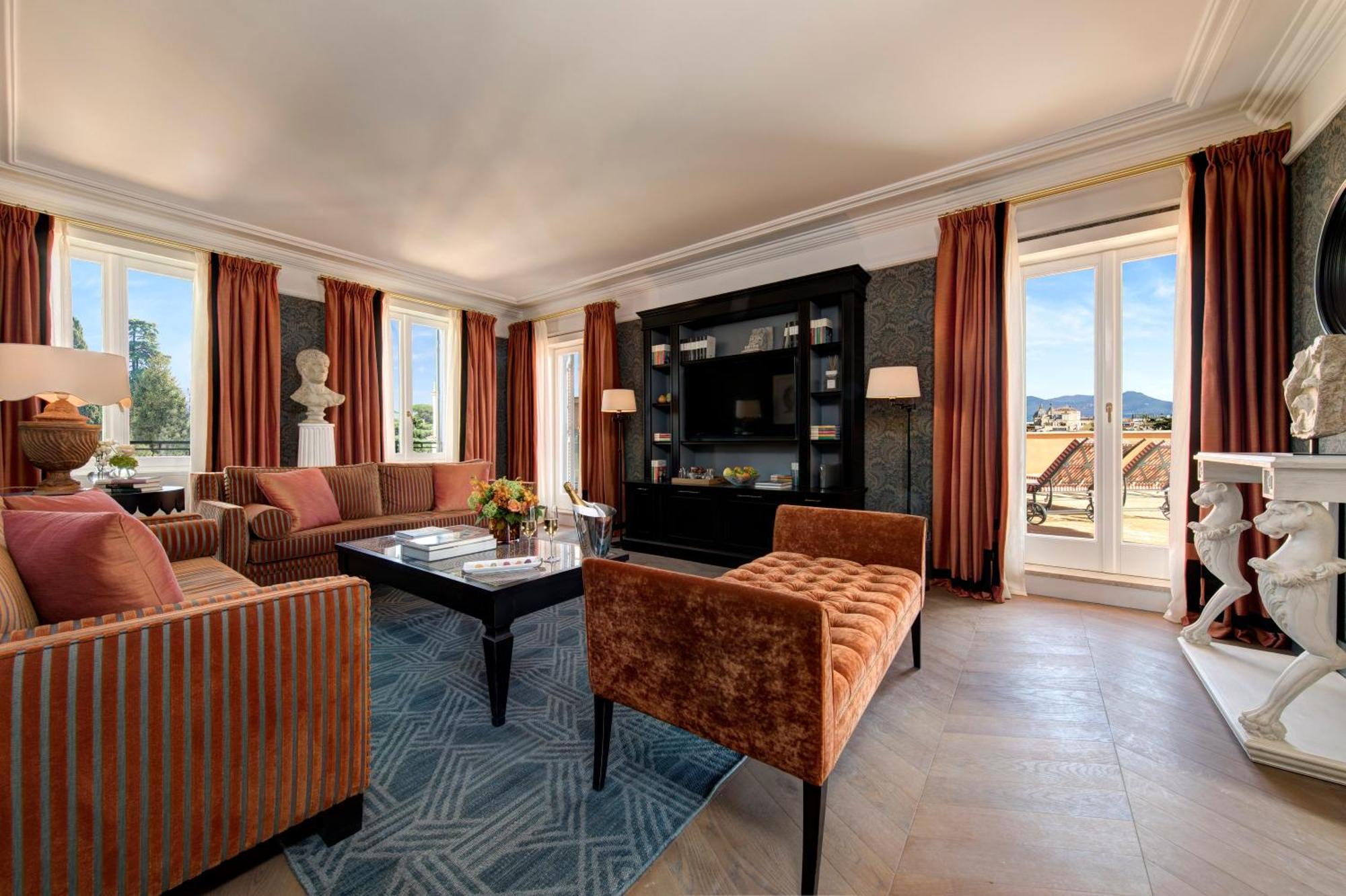 Rocco Forte Hotel De La Ville โรม ภายนอก รูปภาพ