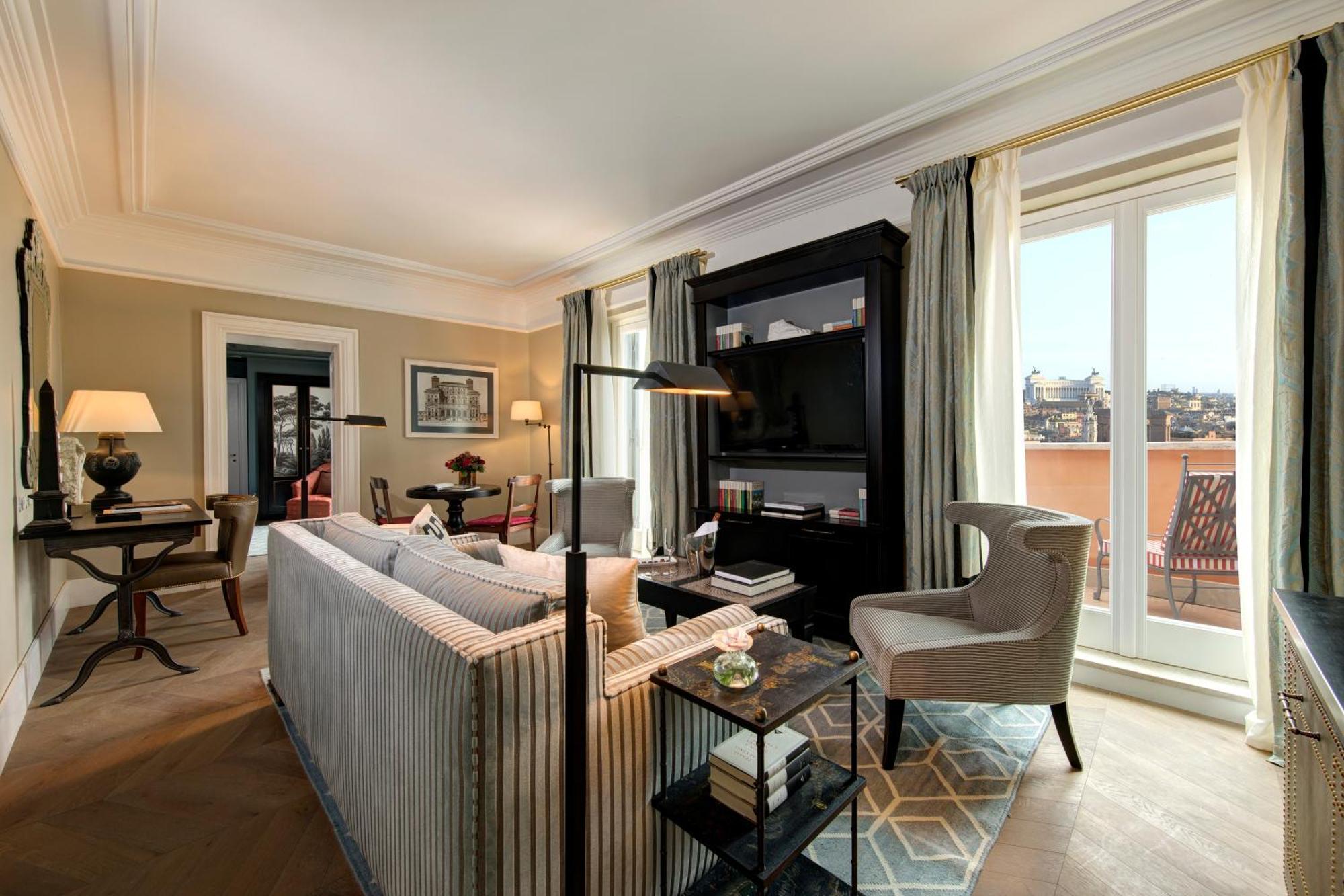 Rocco Forte Hotel De La Ville โรม ภายนอก รูปภาพ